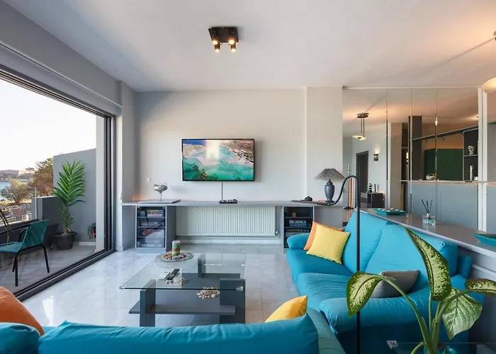 Rithian Blue Coast 2 Bedroom Seaview Ретимно