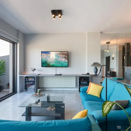 Rithian Blue Coast 2 Bedroom Seaview Rethymno (Crete)